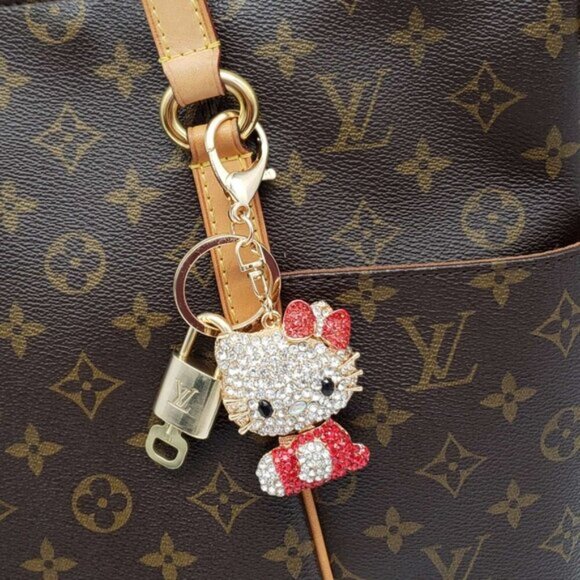 Authentic Louis Vuitton Lock & Key with unbranded Bagcharm, Keycharm, Keychain - Picture 2 of 7